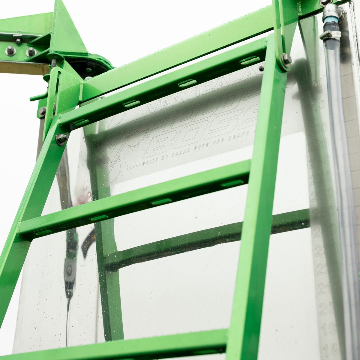 Ladder and handrail on the Field Boss Skid